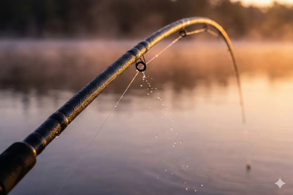 Potência da vara de pesca