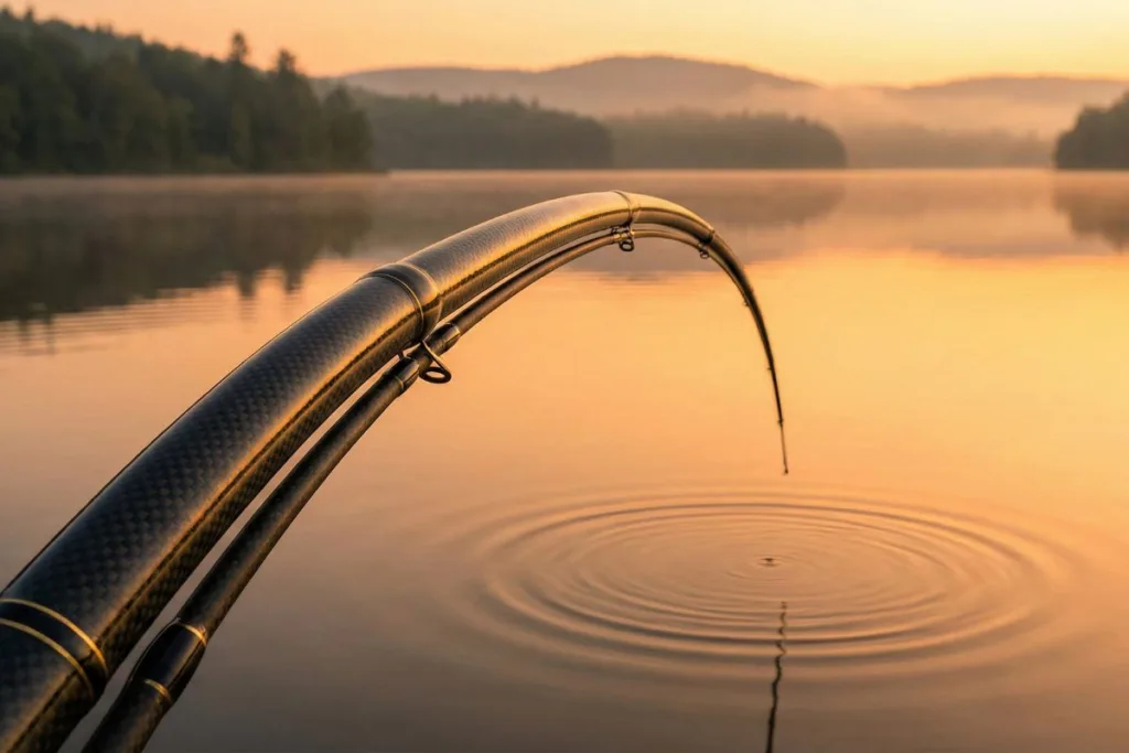 Vara para pescar tilápia