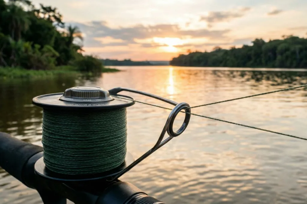 linha de pesca multifilamento