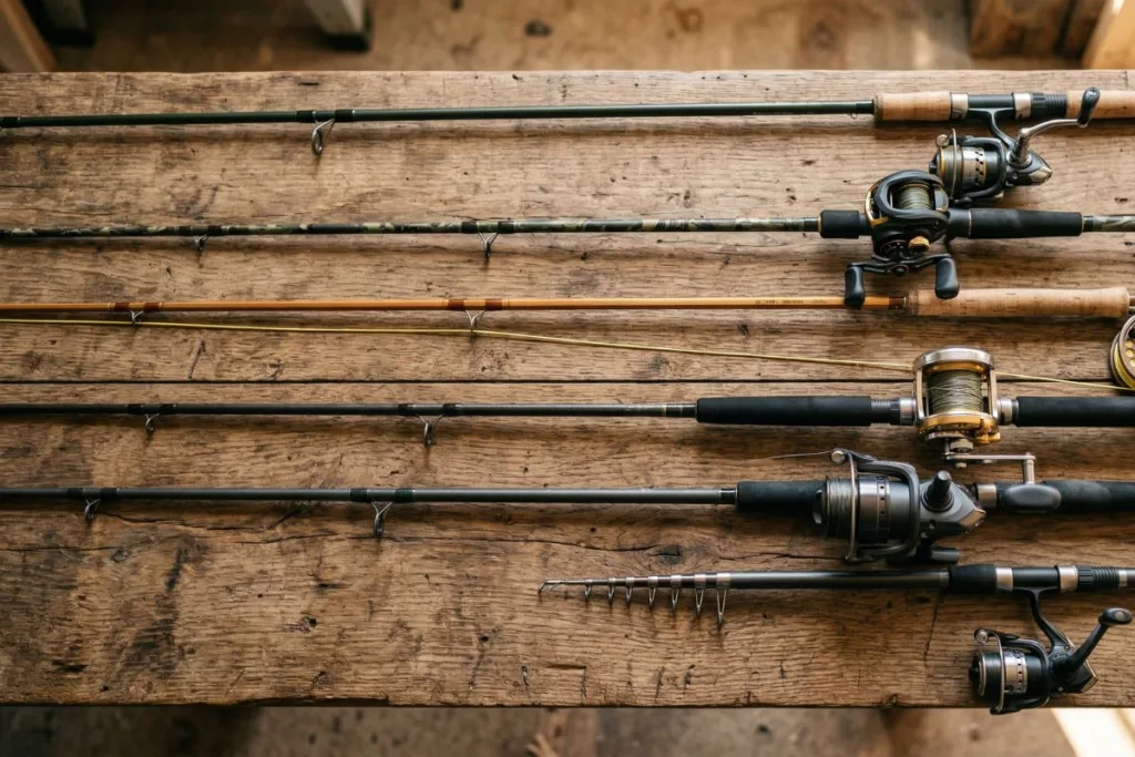 Tipos de Varas de Pesca