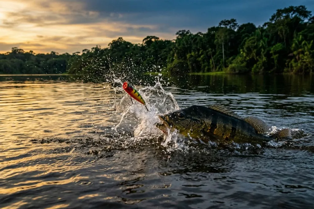 como pescar tucunaré
