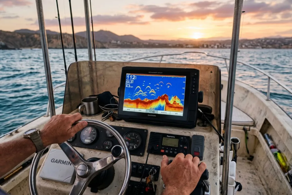 Sonar para Pesca em Barco