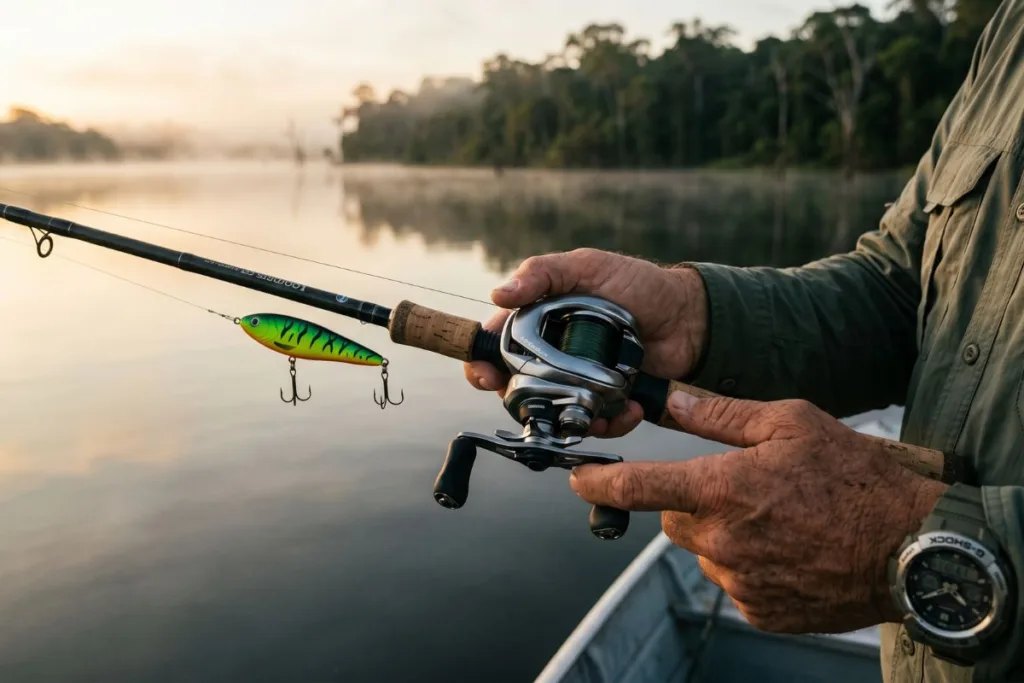 Tamanho da Vara de Pesca